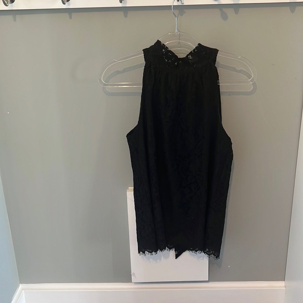 JCrew Black Lace Tank
